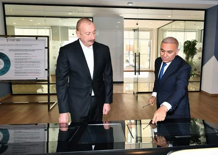President inaugurates new power substation, Digital Network General Management Center