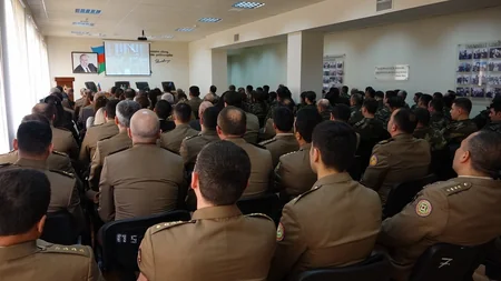 FHN-in Xüsusi Riskli Xilasetmə Xidməti “Heydər Əliyev İli”nə həsr olunmuş tədbir keçirib