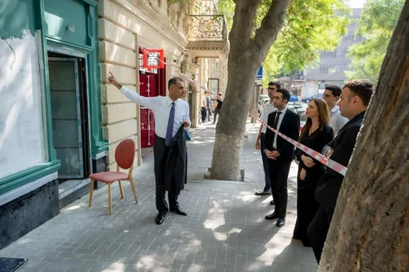 Bakıda daha bir tarixi binaya qanunsuz müdaxilənin qarşısı alınıb