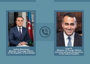  Azerbaijani and Italian Foreign Ministers hold phone conversation