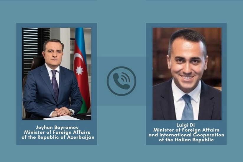 Azerbaijani and Italian Foreign Ministers hold phone conversation