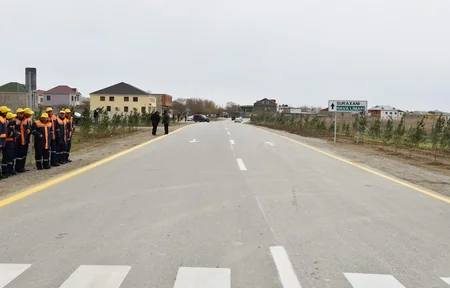 Prezident Sabunçu və Suraxanı rayonlarında yenidən qurulan avtomobil yollarının açılışında iştirak edib - YENİLƏNİB