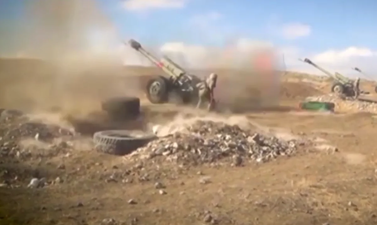 Artillery units of Azerbaijani army deliver crushing blows to enemy
