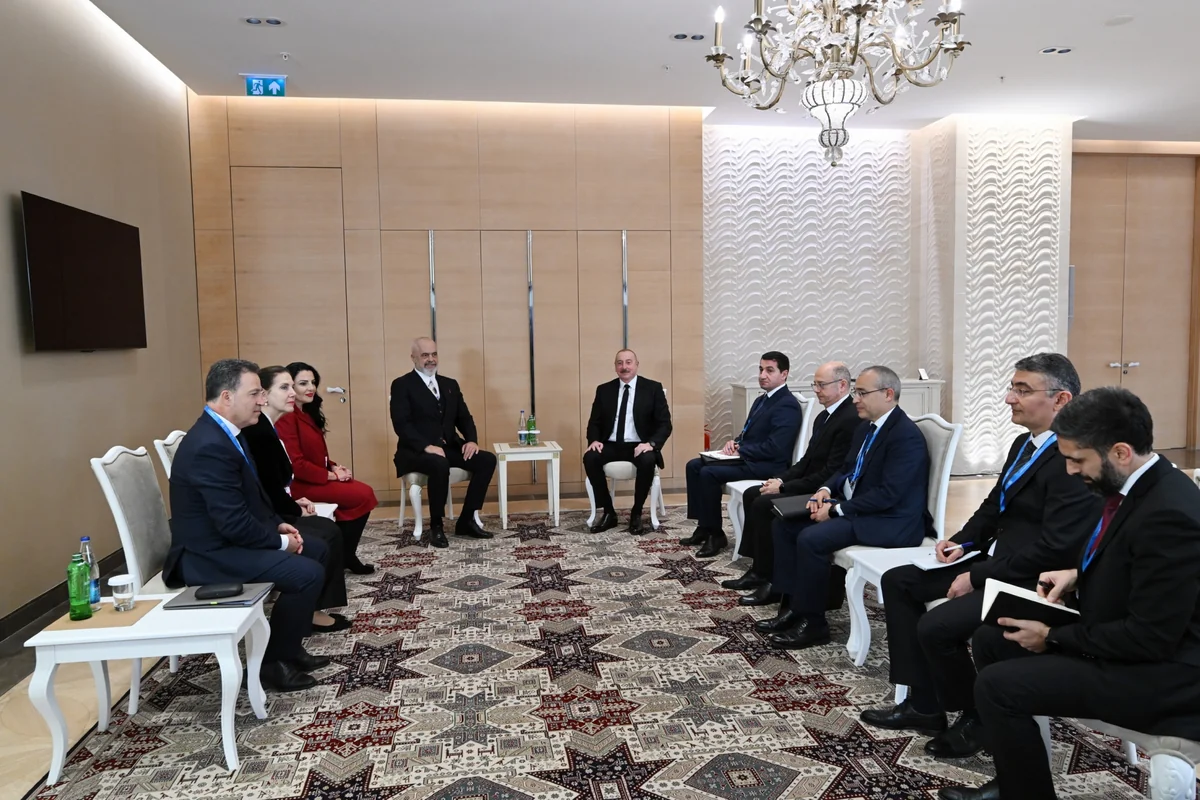 Prezident İlham Əliyev Albaniyanın Baş naziri ilə görüşüb - YENİLƏNİB