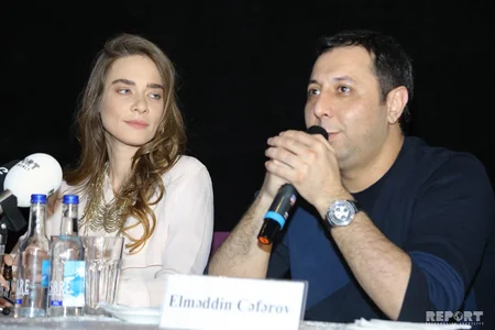 CinemaPlusda “Çat Kapı Aşk” filmi ilə bağlı mətbuat konfransı keçirilib