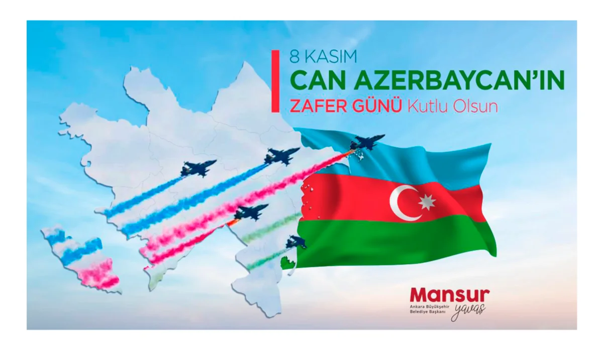 Ankara Böyükşəhər Bələdiyyəsinin sədri Azərbaycanı təbrik edib: Mövcudluğun əbədi olsun
