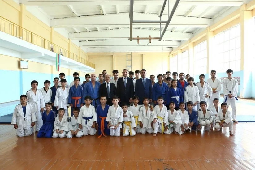 ACF prezidenti Yevlaxda region cüdoçuları ilə görüşüb