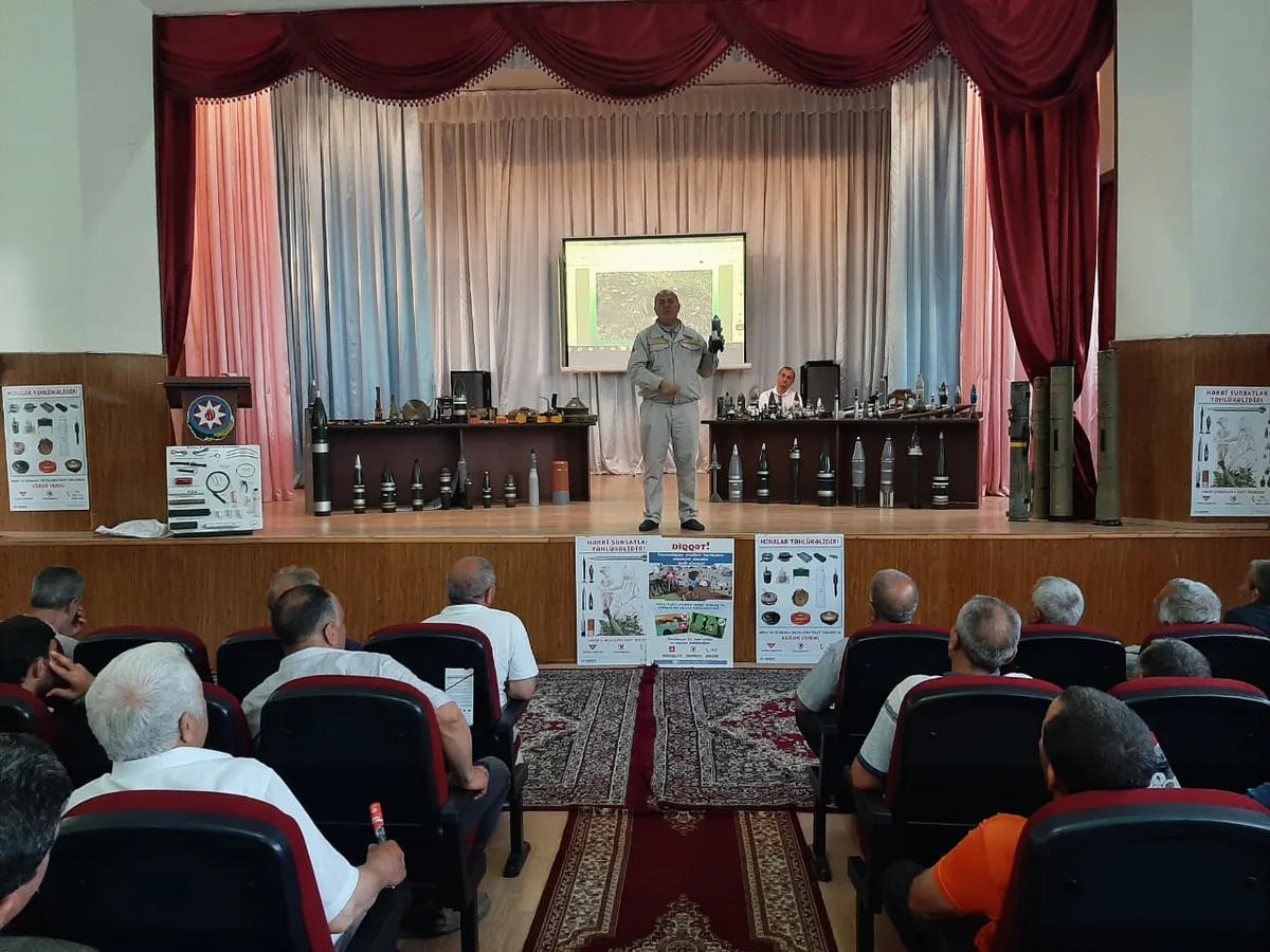 Training sessions on mine security underway for farmers from Lachin and Kalbajar
