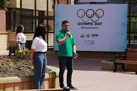 Rəsul Çunayev “Olimpiya günü”ndə rəqs etdi