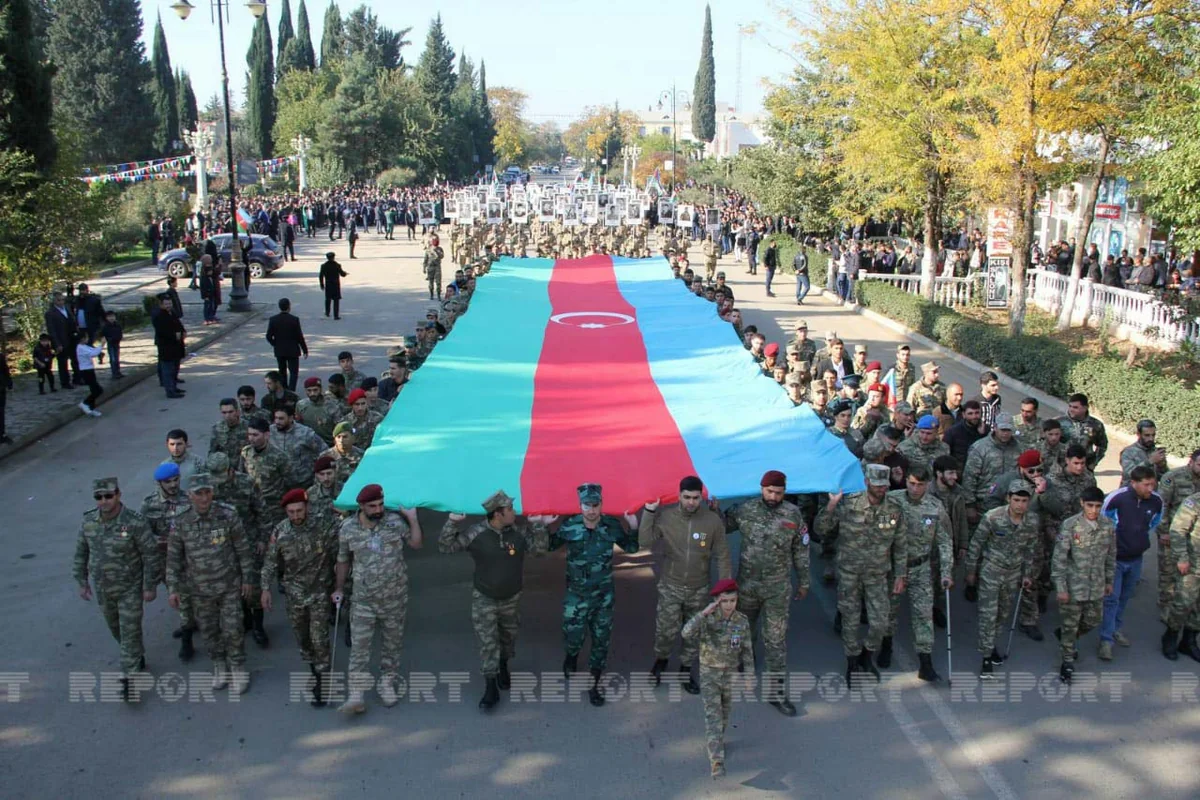 Cəlilabadda zəfər yürüşü keçirilib