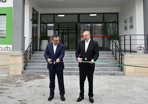 Azərbaycan və Qırğızıstan liderləri Ayköl Manas adına Xıdırlı kənd tam orta məktəbinin açılışını edib