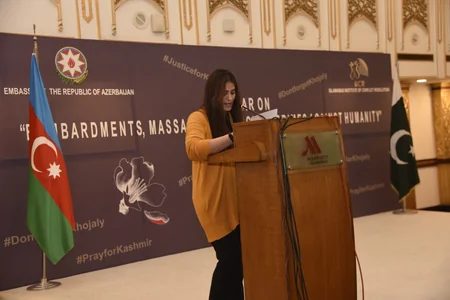 Pakistanlı nazir: Ermənilərin Xocalıda mülki əhaliyə qarşı törətdiyi qətliam bəşəriyyətə qarşı cinayətdir