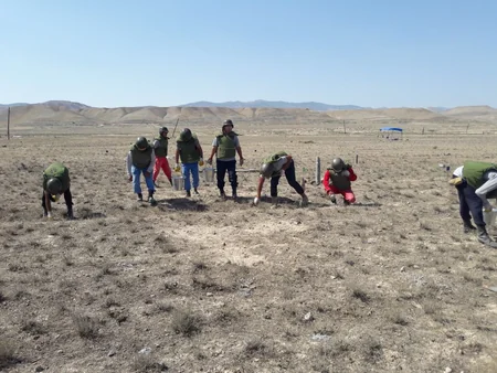 Xızıda 399 ədəd partlamamış hərbi sursat aşkar edilib