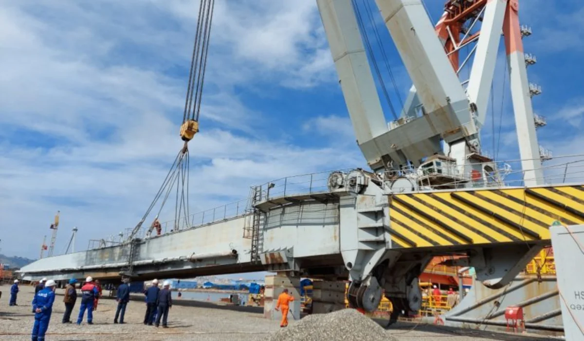 General Əliağa Şıxlinski” gəmisinin kran qolunun demontaj işləri uğurla başa çatıb