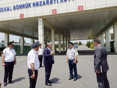 DGK-nın sədri Mazımçay gömrük postunda mövcud vəziyyətlə tanış olub