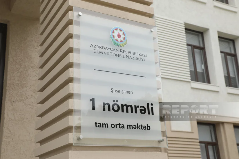 Direktor: Yeni tədris ilində Şuşa şəhəri 1 nömrəli tam orta məktəbdə 258 şagirdin təhsil alacağı proqnozlaşdırılır