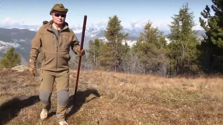 Putin 67 yaşını təbiət qoynunda qeyd edir - VİDEO - FOTO