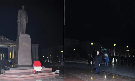 Türkiyənin baş naziri Binəli Yıldırım Naxçıvana səfərə gedib