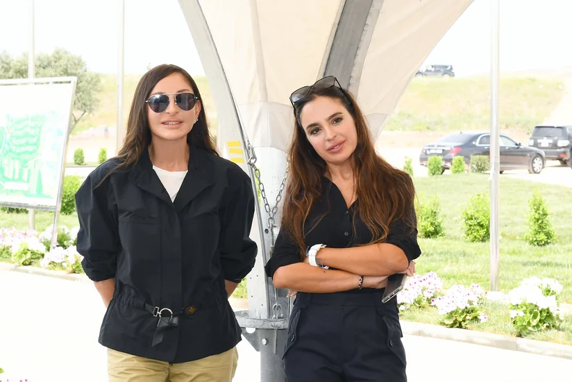 Leyla Əliyeva Mehriban Əliyevanı doğum günü münasibətilə təbrik edib