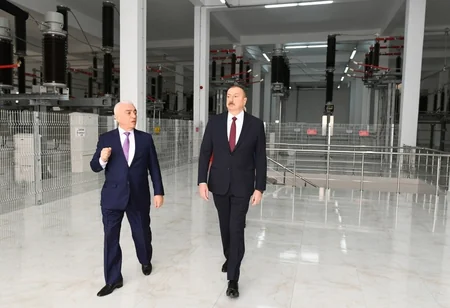 Prezident Azərenerji ASC-nin Dübəndi yarımstansiyanın açılışında iştirak etdi - YENİLƏNİB