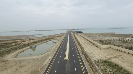 Qala-Pirallahı avtomobil yolunun 1 km-lik hissəsi yenidən qurulub
