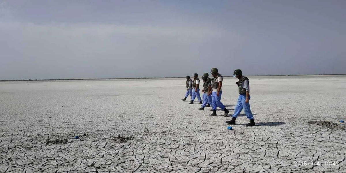 Biləsuvarda 10 ədəd müxtəlif növ partlamamış hərbi sursat aşkar olunub