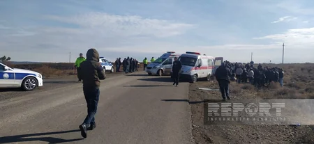 В Товузе произошло тяжелое ДТП, есть погибшие и раненые