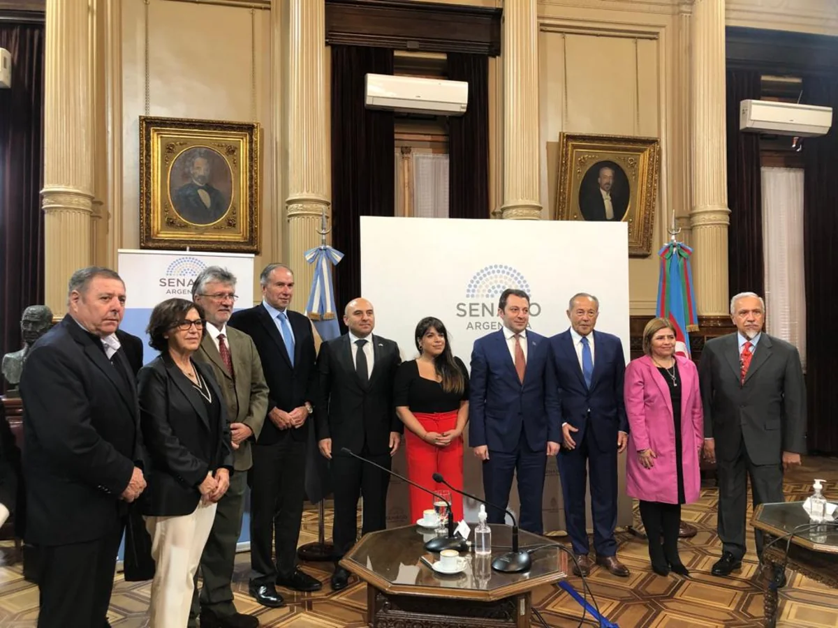 Elnur Məmmədov Argentina Senatının üzvləri ilə görüşüb