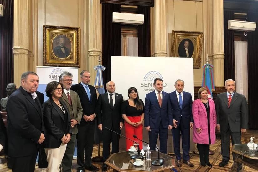 Elnur Məmmədov Argentina Senatının üzvləri ilə görüşüb