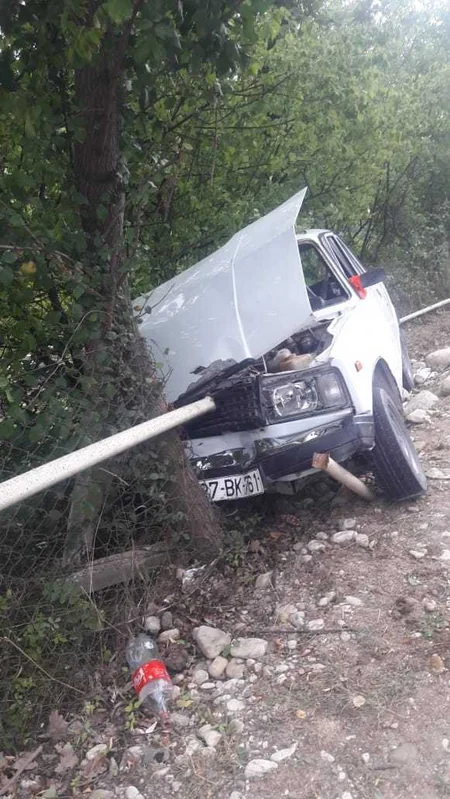 Qubanın kəndində yol qəzası 40 abunəçini qazsız qoyub