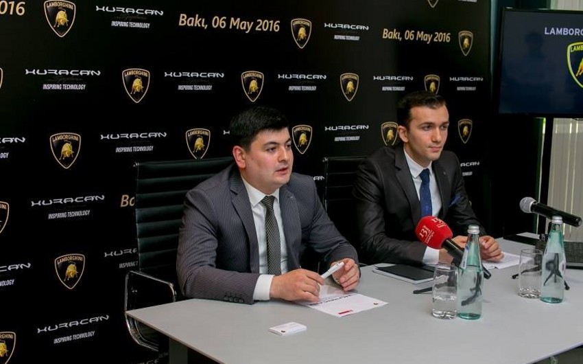 A new model of Lamborghini presented in Baku