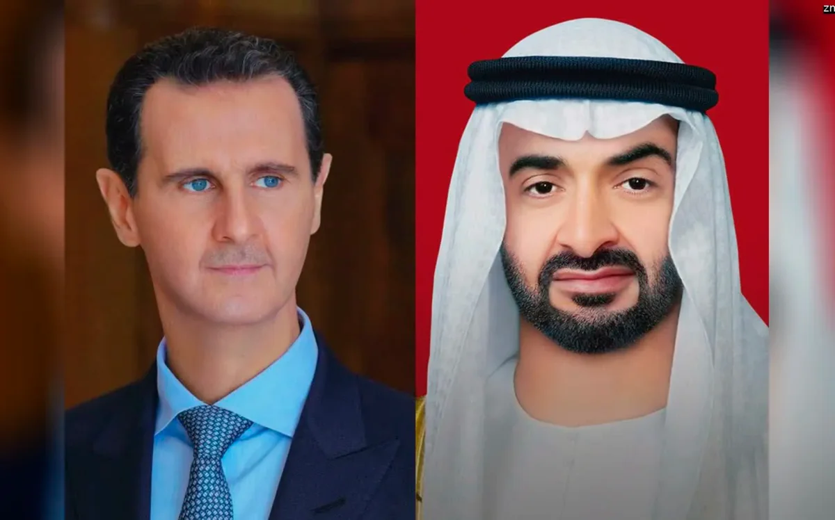 Президент ОАЭ провел телефонный разговор со своим сирийским коллегой