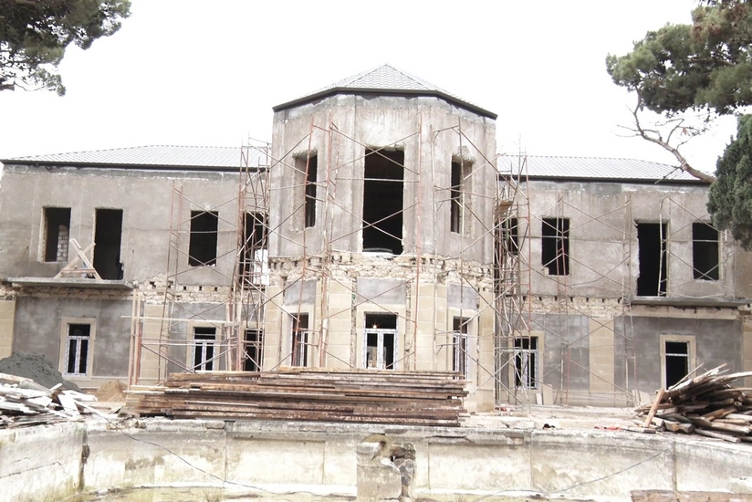 Heydər Əliyev Fondu Hacı Zeynalabdin Tağıyevin evini təmir etdirir - VİDEOREPORTAJ