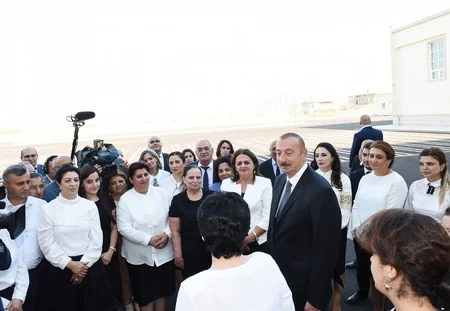 President Ilham Aliyev inaugurates secondary school No 28 in Mashtagha