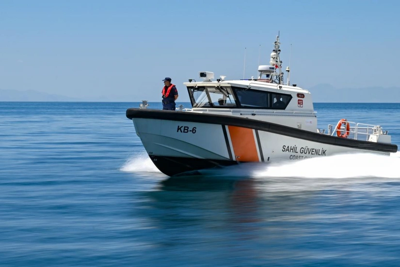 Two children rescued after going missing following boat sinking off Aegean coast