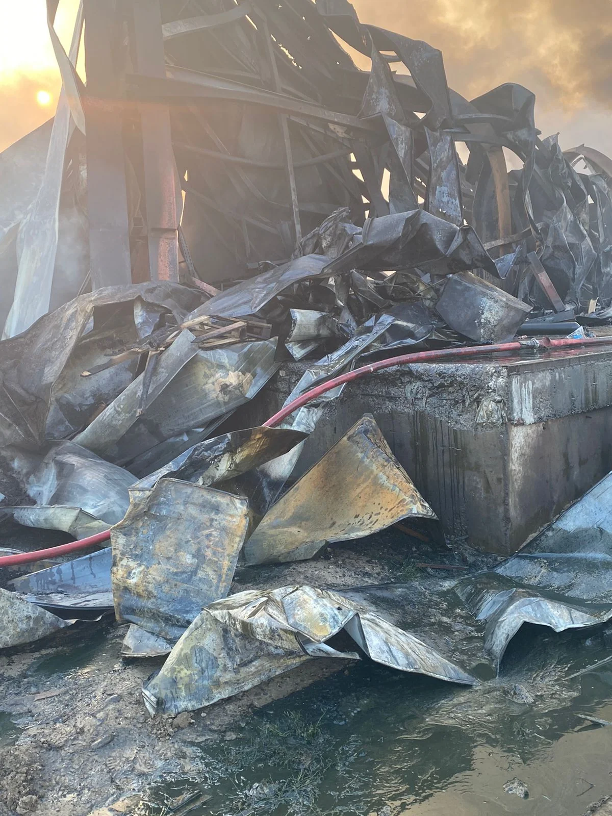 Fire extinguished in Azersun Industrial Park