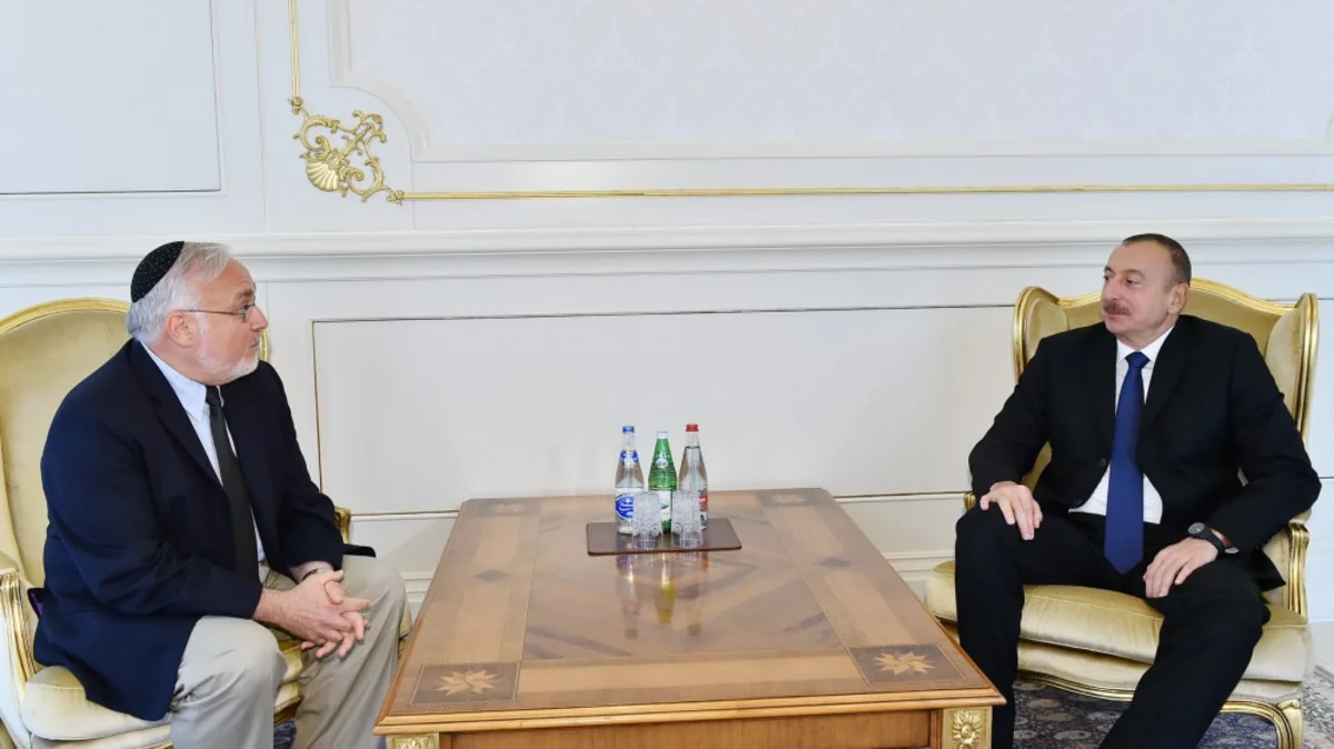 President Ilham Aliyev received Associate Dean of Simon Wiesenthal Centre