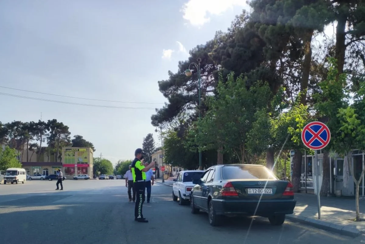 Biləsuvarda qaydaları pozan sürücülər cərimələnib