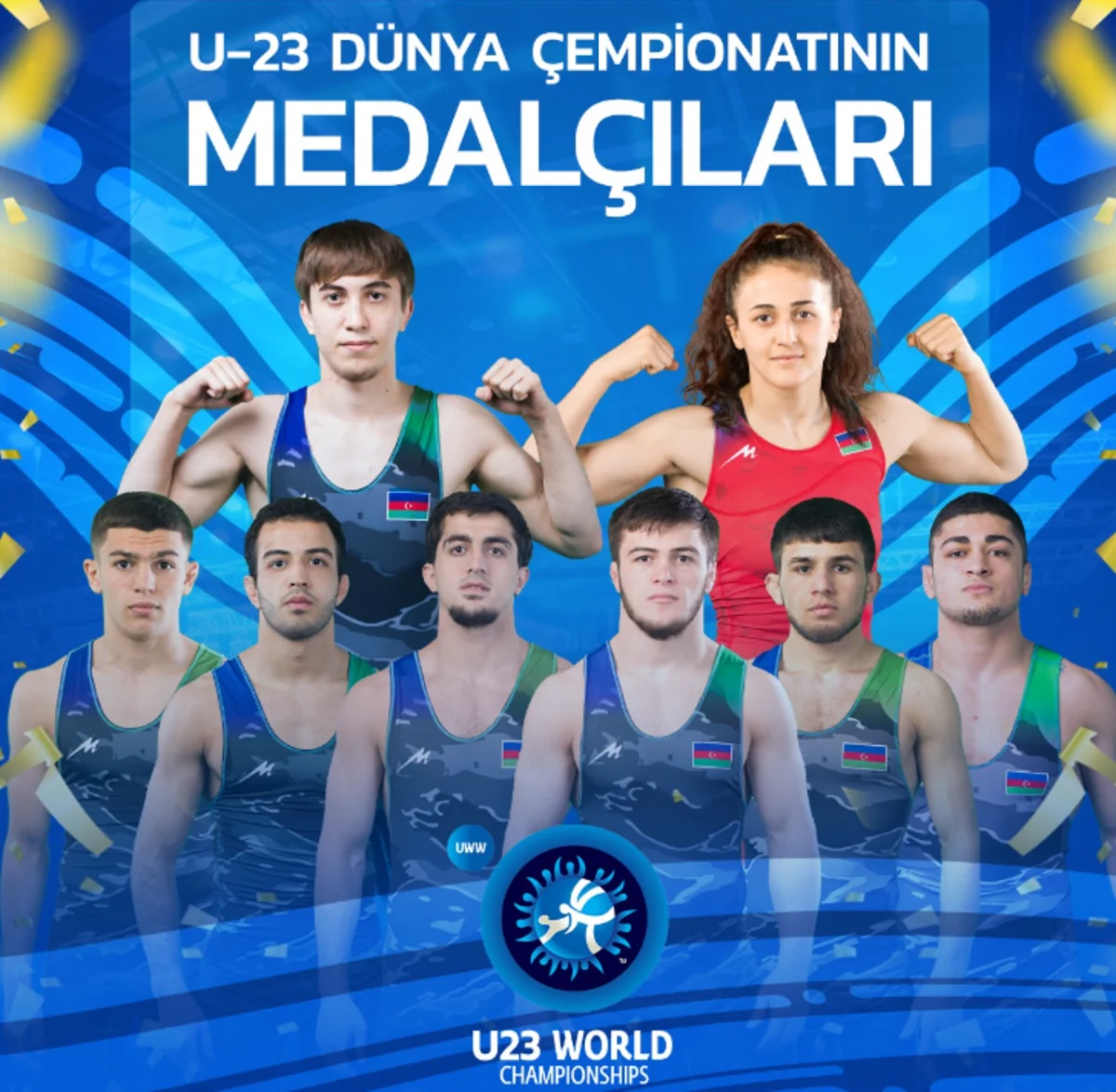 Азербайджанские борцы взяли два золота на чемпионате мира