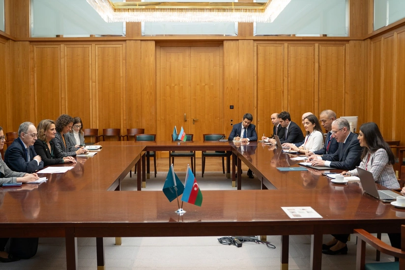 COP29-un rəhbər heyəti ispaniyalı nazir ilə görüşüb