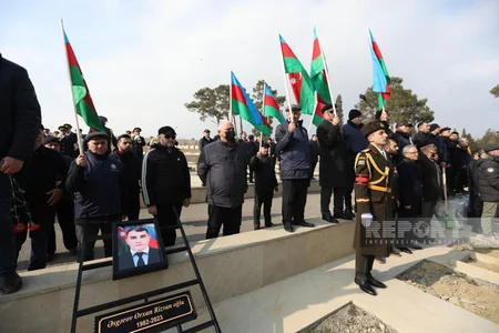 Şəhid Orxan Əsgərov İkinci Şəhidlər xiyabanında dəfn edilib - YENİLƏNİB-5