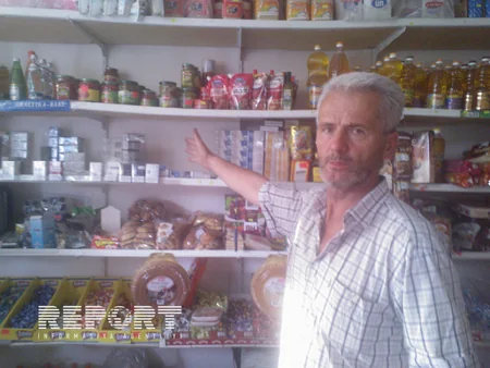 Qaxda ərzaq mağazasından oğurluq olub - FOTO