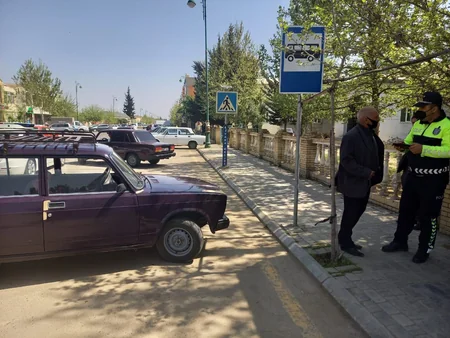 Biləsuvarda yol hərəkəti qaydalarını pozan sürücülərə qarşı reyd keçirildi