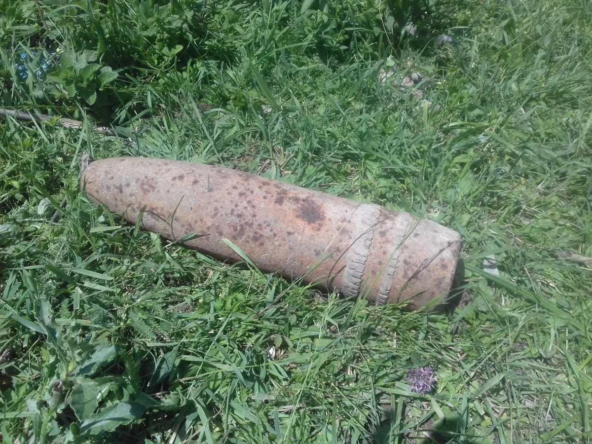 Goranboyda top mərmisi tapılıb