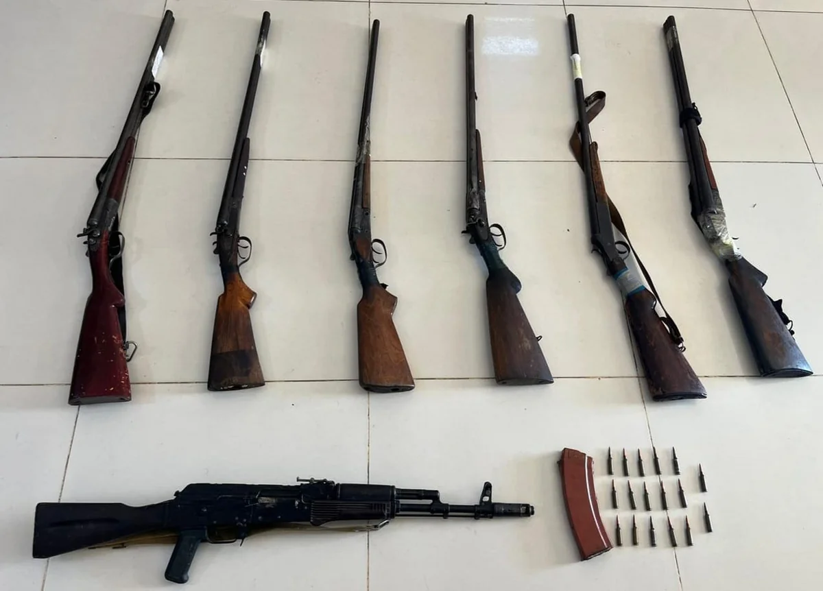 Göytəpəçayın kənarında silah-sursat aşkarlanıb