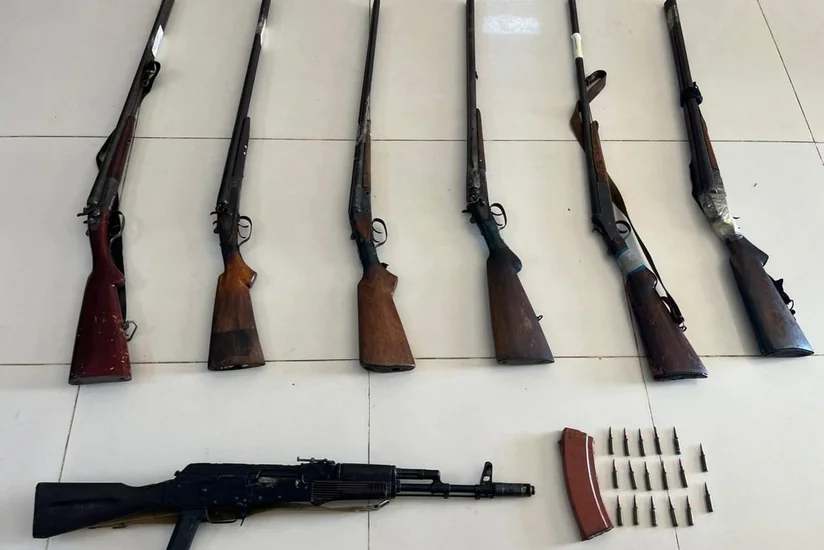 Göytəpəçayın kənarında silah-sursat aşkarlanıb