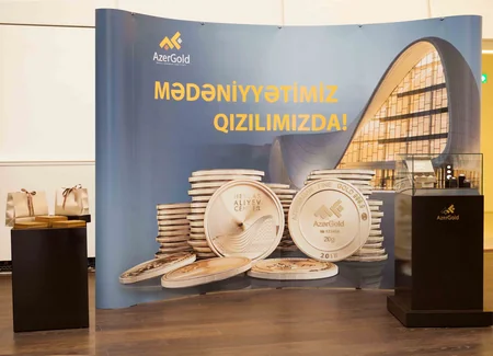“AzerGold” sikkə və külçələrin təqdimatını keçirib