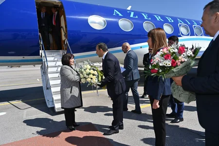 Azerbaijani parliament speaker Sahiba Gafarova on official visit to Bulgaria