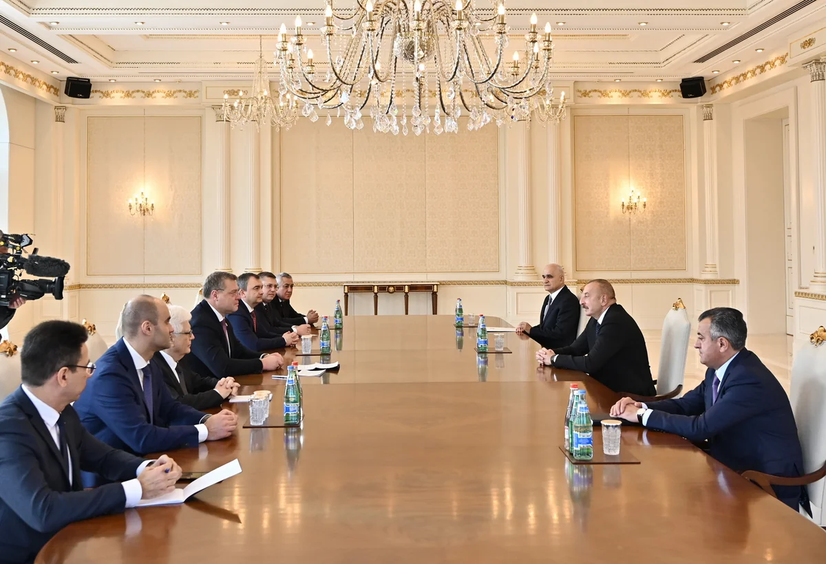 İlham Əliyev Rusiyanın Həştərxan vilayətinin qubernatorunu qəbul edib