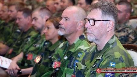 Azerbaijani servicemen participate in international logistics training in Georgia